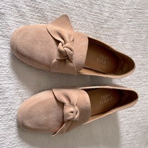 Franco Sarto, suede, loafers, gently used,